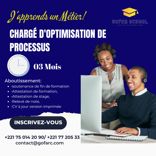 Certificat Chargé(e) d'Optimisation de processus